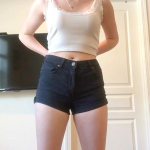 Black American eagle shorts